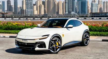 ferrari purosangu whitw